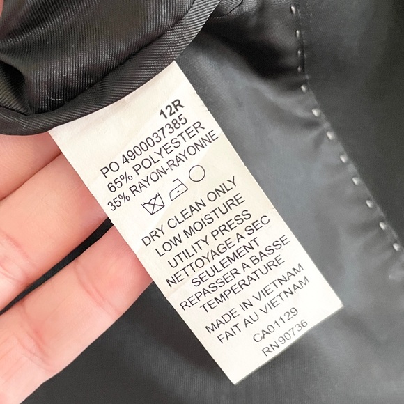 Michael Kors Boy’s Blazer Black Formal Back to school Sz 12R - Picture 12 of 14